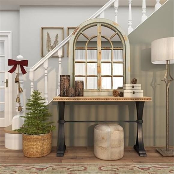 Gold Decorative Cow Bells Hanging Metal Jute Rope Bohemian Home Door Wall Decor - Picture 4 of 7